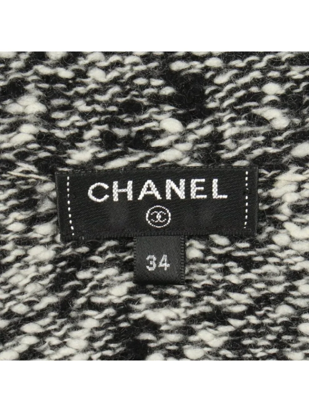 Chanel Hoodie Knit Black Cashmere